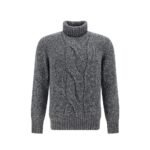 Brunello Cucinelli Gray Cashmere Sweater