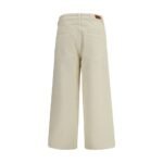 Pantaloni Moncler cotton Bej din Bumbac - imagine 2