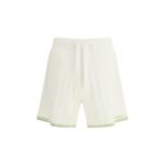 Pantaloni Bermuda Casablanca Albi din Bumbac