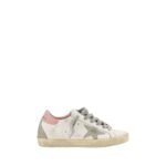 Sneakers Golden Goose Calfskin Super Star Alb din Piele