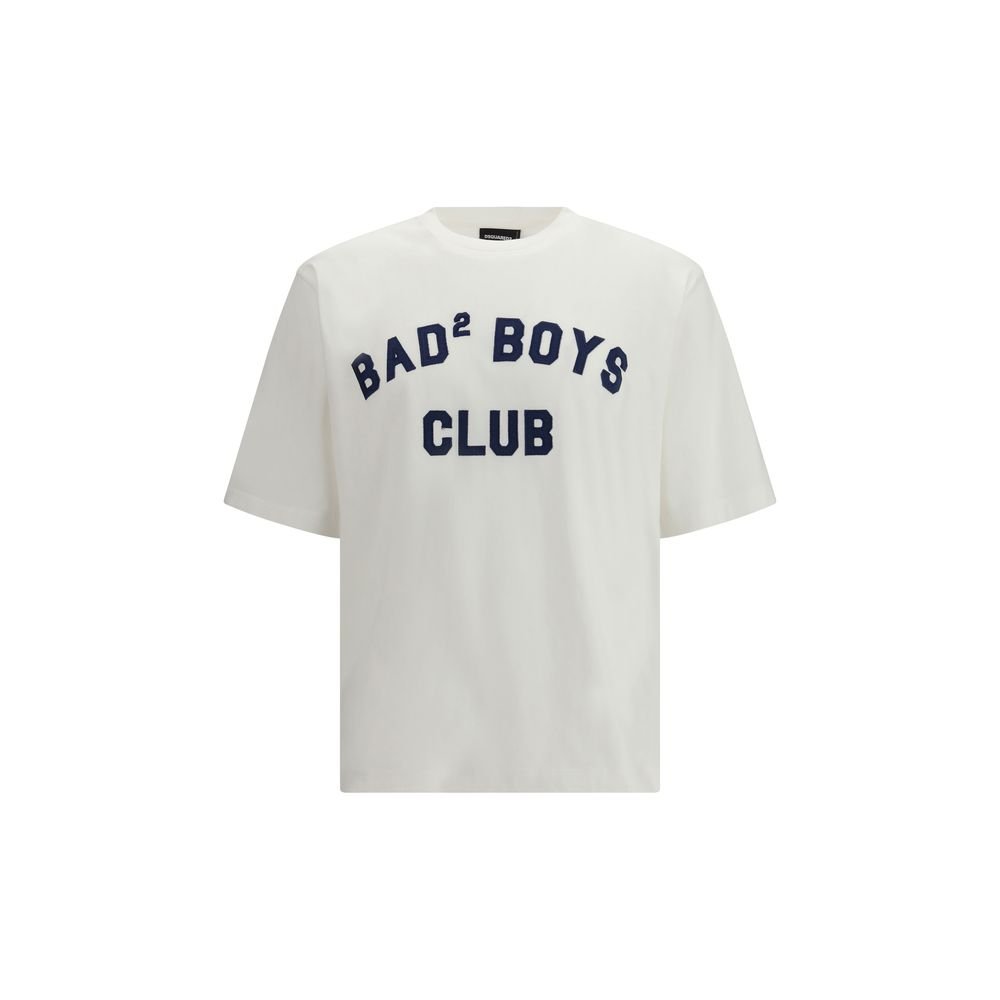 10399036.jpeg Dsquared² White Cotton T-Shirt - Image 1