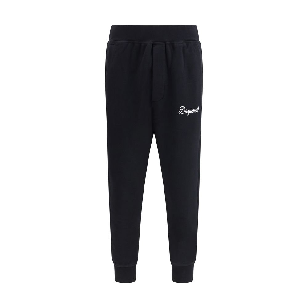 10399052.jpeg Dsquared² Black Cotton Joggers (Workout Pants) - Image 1