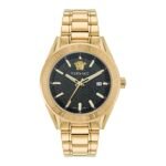 Versace Gold Stainless Steel Dress Watch