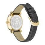 Versace Black Fur Dress Watch - Image 2