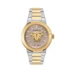 Versace Gold Stainless Steel Dress Watch