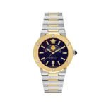 Versace Gray Stainless Steel Dress Watch