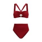 Zimmermann Bordeaux Polyester Bikini