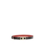 Ferragamo Black Calf Leather Bos Taurus Regular Belt - Image 2