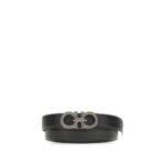 Ferragamo Blue Calf Leather Bos Taurus Regular Belt