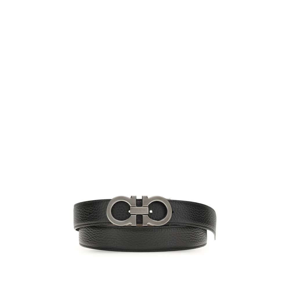 10403378.jpeg Ferragamo Blue Calf Leather Bos Taurus Regular Belt - Image 1