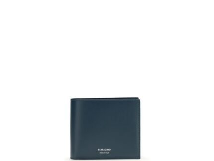 Portofel Ferragamo classic Albastru din Piele