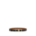 Ferragamo Black Calf Leather Bos Taurus Regular Belt - Image 2