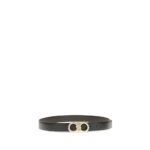 Ferragamo Black Calf Leather Bos Taurus Regular Belt - Image 2