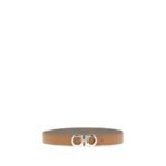 Ferragamo Brown Calf Leather Bos Taurus Belt - Image 2