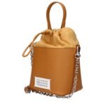 Maison Margiela Brown Leather Handbag - Image 2