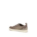 Santoni Beige Calf Leather Bos Taurus Low Top Sneakers - Image 3