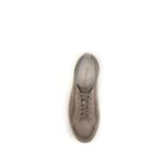 Santoni Beige Calf Leather Bos Taurus Low Top Sneakers - Image 4