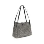 Balmain Black Cotton Shoulder Bag - Image 3