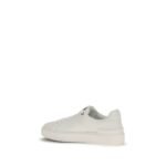 Balmain White Calf Leather Bos Taurus Low Top Sneakers - Image 3