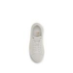 Balmain White Calf Leather Bos Taurus Low Top Sneakers - Image 4