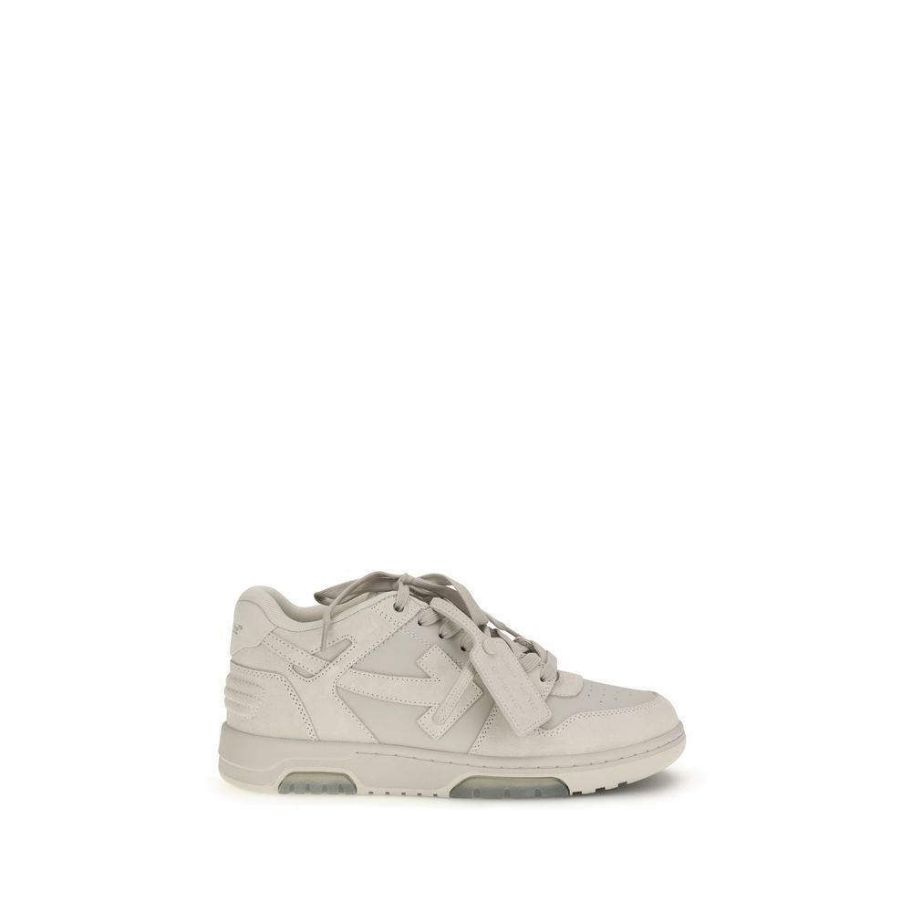 10406665.jpeg Off-White Beige Calf Leather Bos Taurus Low Top Sneakers - Image 1