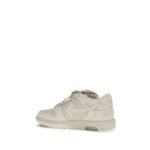 Off-White Beige Calf Leather Bos Taurus Low Top Sneakers - Image 3
