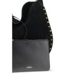 Isabel Marant Black Calf Leather Bos Taurus Shoulder Bag - Image 4