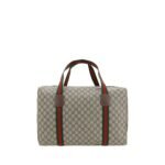 Geantă Gucci Cotton GG Travel Maro din Bumbac
