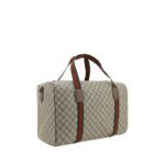 Geantă Gucci Cotton GG Travel Maro din Bumbac - imagine 2