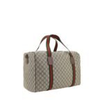 Geantă Gucci Cotton GG Travel Maro din Bumbac - imagine 3