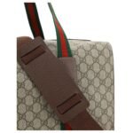 Geantă Gucci Cotton GG Travel Maro din Bumbac - imagine 4
