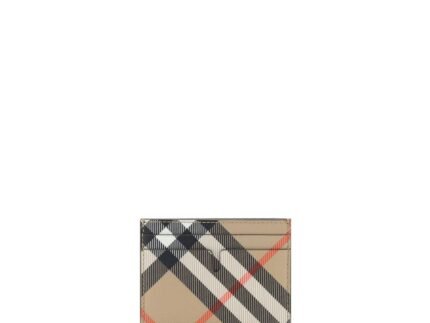 Burberry Beige Cotton Cardholder