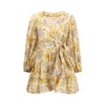 Zimmermann Bicolor Cotton Casual Dress