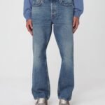 Jeans Flared Golden Goose Albastri din Denim