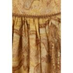 Zimmermann Bicolor Cotton Long Skirt - Image 3