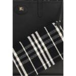 Burberry Black Calf Leather Bos Taurus Shoulder Bag - Image 4