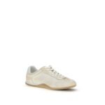 Gucci White Calf Leather Bos Taurus Low Top Sneakers - Image 2
