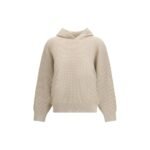 Brunello Cucinelli Beige Cashmere Sweatshirt