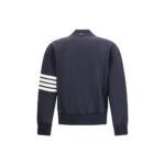 Thom Browne Blue Viscose Bomber - Image 2