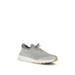 Brunello Cucinelli Gray Cotton Athletic Sneakers - Image 2