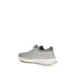Brunello Cucinelli Gray Cotton Athletic Sneakers - Image 3