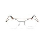 Ermenegildo Zegna Gray Metal Glasses (Frames)