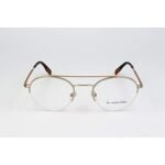 Ermenegildo Zegna Gold Metal Glasses (Frames)