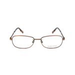 Ermenegildo Zegna Brown Metal Glasses (Frames)