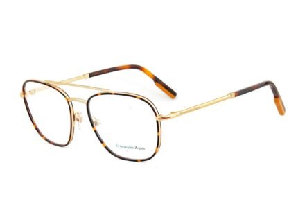 Ermenegildo Zegna Gold Metal Glasses (Frames)
