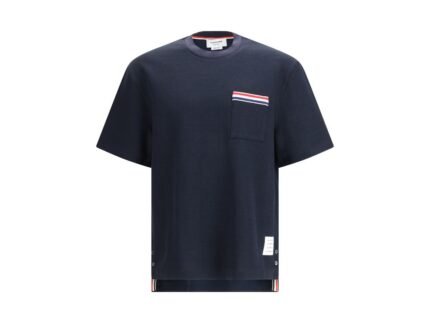 Tricou Thom Browne Albastru din Bumbac