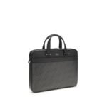Ferragamo Gray Calf Leather Bos Taurus Briefcase - Image 2