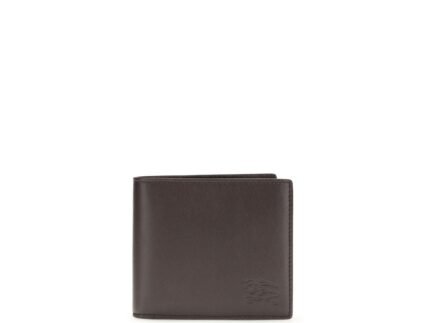 Portofel Burberry Pop Check Maro Din Piele