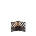 Portofel Burberry Pop Check Maro Din Piele - imagine 3