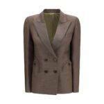 Blazé Milano Brown Fleece Wool Blazer